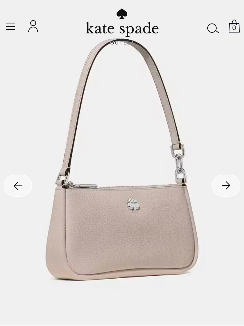 kate spade Mini Shoulder Bag in Pale Blush - Picture 3 of 7